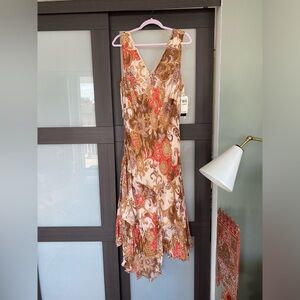 BRAND NEW WITH TAGS Eva Blue Floral Dress